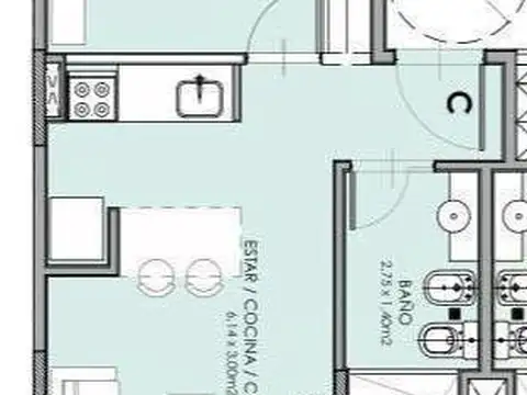 Departamento en Alquiler en Nuñez, $ 780.000