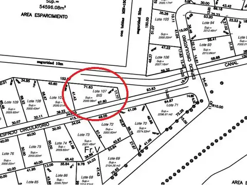 Lote 107 bis. Barrio La Elina, Comarcas de Luján.