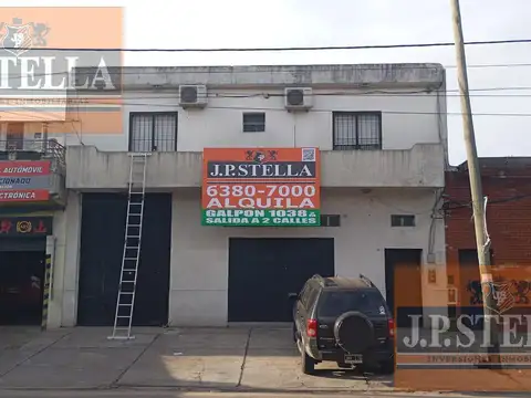 Galpón Losa y Parabólico 1038 m² c/ Frente y salida a 2 calles - Ciudad Madero