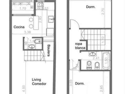 Departamento en Venta de 3 ambientes
