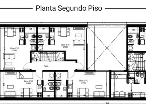 Departamento Monoambiente con 1 baño