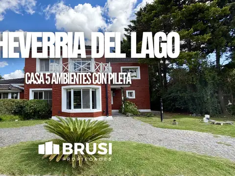 CASA EN VENTA EN ECHEVERRIA DEL LAGO - 2 PLANTAS - 5 AMBIENTES