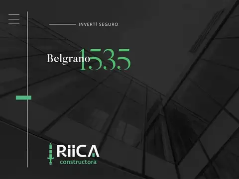 Exc Depto monoambiente en venta en pozo Belgrano 1535