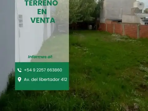 TERRENO EN  VENTA