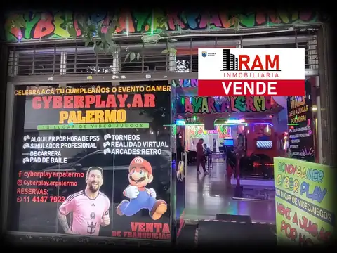 Oportunidad de ingreso en Local Gamer en la zona de Palermo.