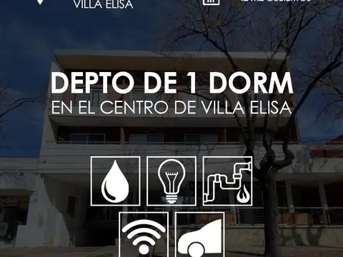 Departamento en Villa Elisa