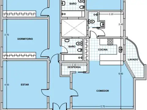 Venta Departamento Balvanera al frente - 4 ambientes con dependencia NUEVO
