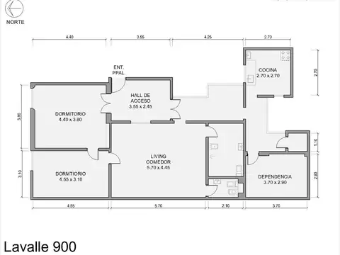 Oficina en Venta en San Nicolás, USD 99.000