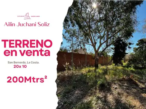 Terreno en San Bernardo Del Tuyu