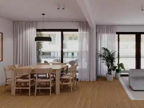 Departamento 3 ambientes con 2 baños