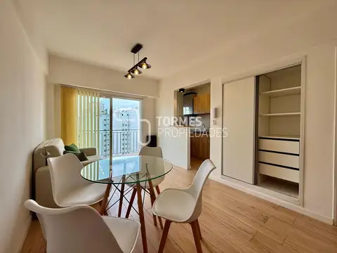 RESERVADO departamento 1 ambiente reciclado con balcón en zona Güemes, Mar del Plata