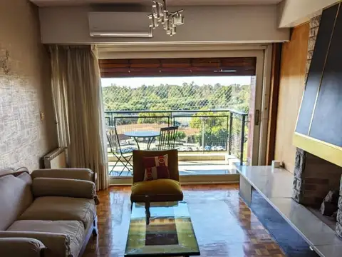 ALQUILER PISO 3 AMBIENTES AMOBLADO CON BALCON EN LAS CAÑITAS