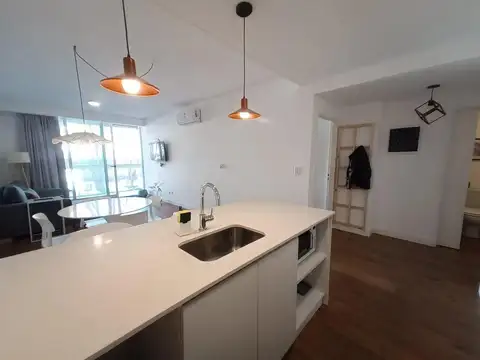 Departamento 2 ambientes con 2 baños