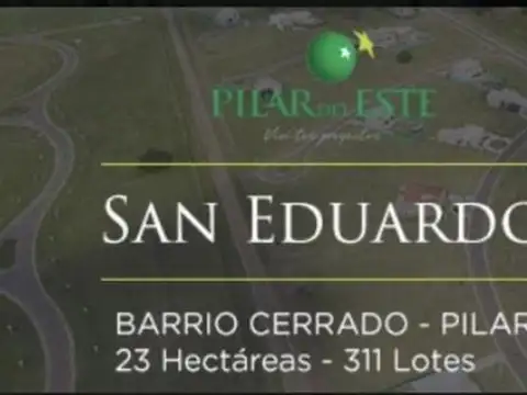 Mlm. Increíble Lote En Barrio San Eduardo, Pilar D