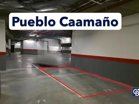 ¡Oportunidad! Venta de cochera en Centro Comercial Pueblo Caamaño, Pilar