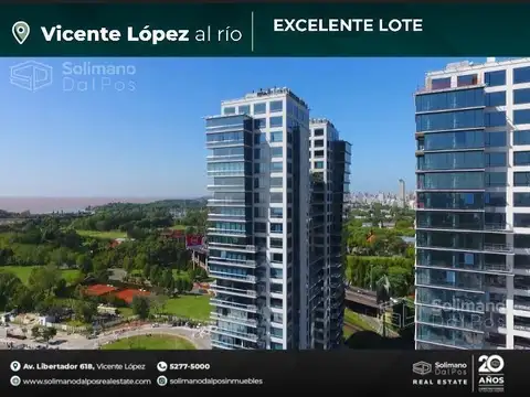 en La Lucila-Vias/Libert. Venta Lote en esquina