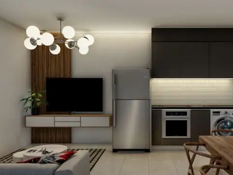 Departamento 2 ambientes con 1 baño