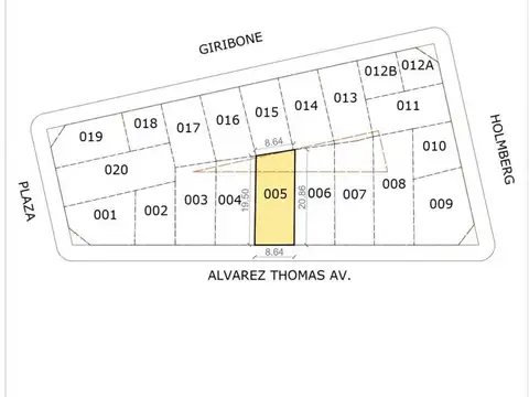 Terreno en Venta en Villa Ortuzar, USD 440.000