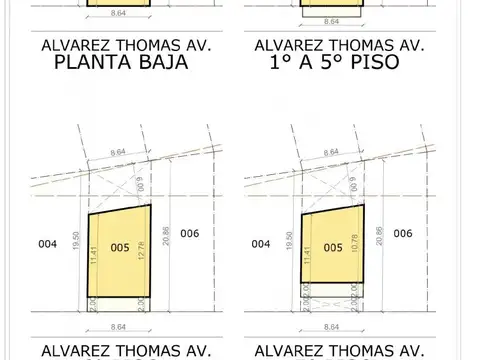 Terreno - Venta - Argentina, Capital Federal - ALVAREZ THOMAS, AVDA. 1840