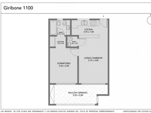 Giribone 1100 , Piso 2