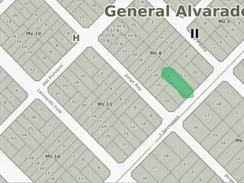 VENTA TERRENO PARQUE MAR MIRAMAR