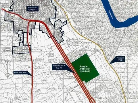 Terreno en Venta en Campana, USD 713.125