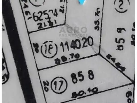 Terreno en Venta de 1140,0 m2