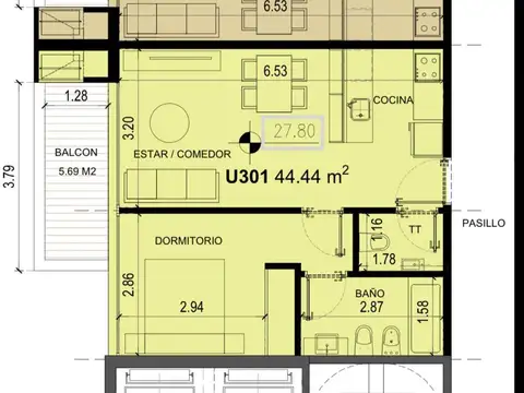 VENTA DEPARTAMENTO 2 AMBIENTES AV BUNGE