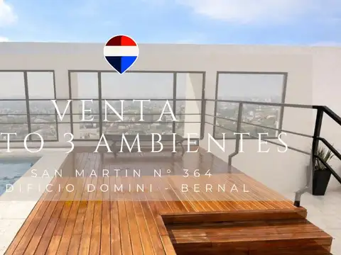 VENTA DEPTO 3 AMB 2 BAÑOS  BERNAL CTRO SEGURIDAD