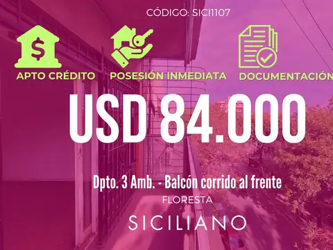 Departamento en Floresta