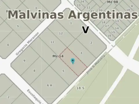 Terreno en Venta en Malvinas Argentinas, USD 106.000