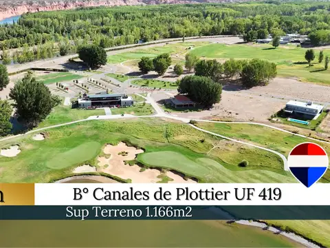 Venta terreno en canales de plottier uf 419 -nqn-