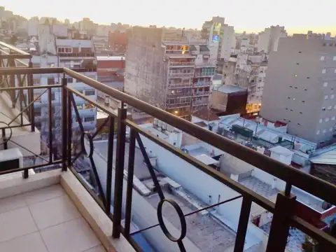 Alquiler monoambiente amueblado c/balcón - Flores