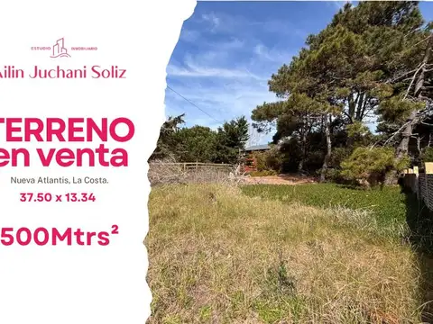 Terreno en Nueva Atlantis cerca del mar!