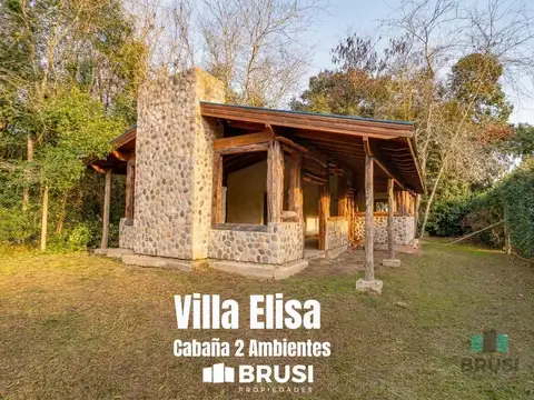 VENTA CABAÑA ESTILO PATAGÓNICO - VILLA ELISA - GRAN LOTE 625 m² - APTO CRÉDITO