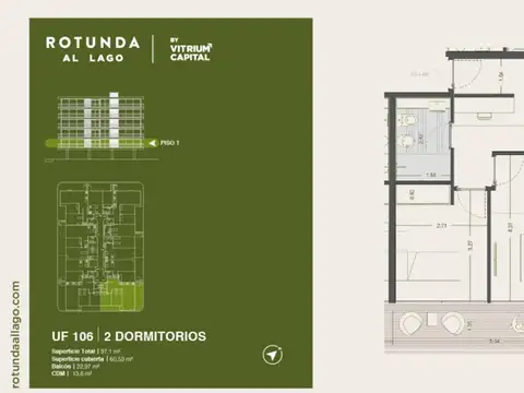 Rotunda al Lago 2 dorm Diciembre 2027