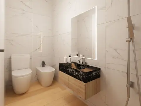 Departamento Monoambiente con 1 baño