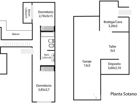 Casa 4 ambientes con 3 baños