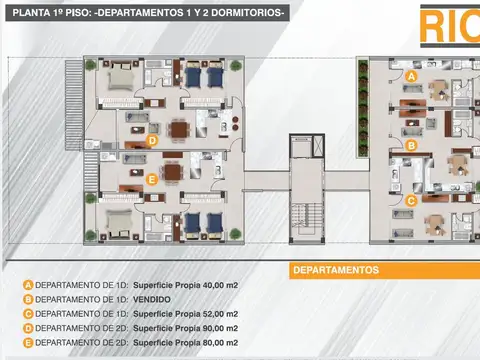 Departamento en Venta de 2 dormitorios