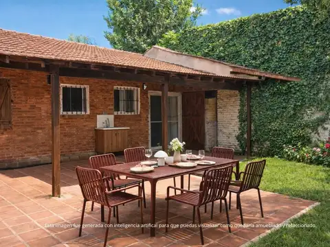 Casa 4 ambientes con 1 baño