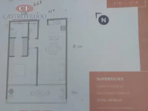 Venta Departamento de 2 ambientes en  Florida