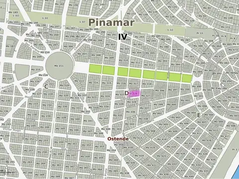 Terreno en Ostende, Pinamar