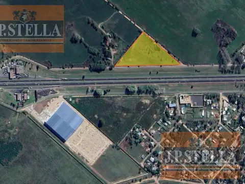 Fracción Comercial Industrial 15116 m² en esquina - Gral. Rodriguez