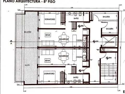 A ESTRENAR: departamento de 2 ambientes con balcón terraza propia y baulera