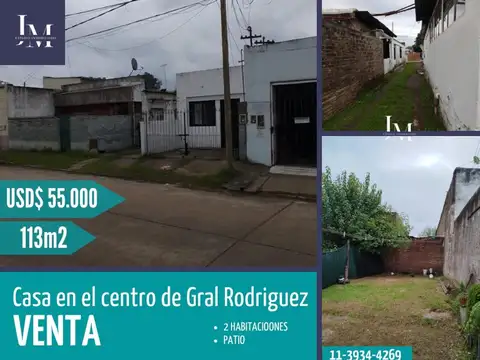 Casa en venta con excelente ubicación en el centro de Genera
