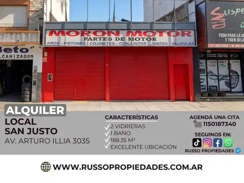Alquiler de Local Comercial en San Justo