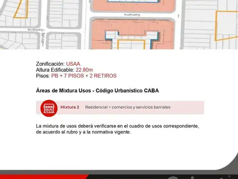 Terreno en Venta en Villa Urquiza, USD 560.000