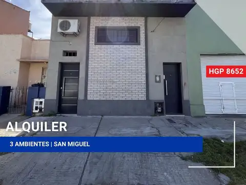 Departamento - Alquiler - Argentina, San Miguel - Las Malvinas 1210