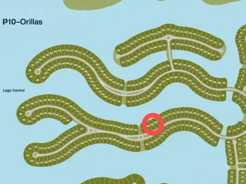 Venta Lote al agua en Barrio Orillas Puertos del Lago