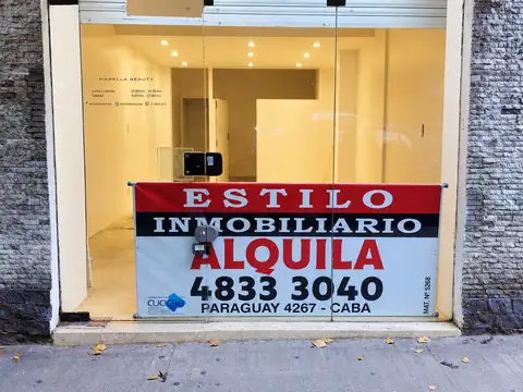 PARAGUAY 4200, ALQUILER LOCAL COMERCIAL